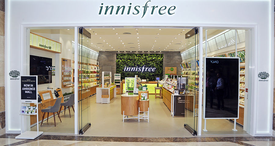  Korean  brand  Innisfree opens flagship store  in Gurugram