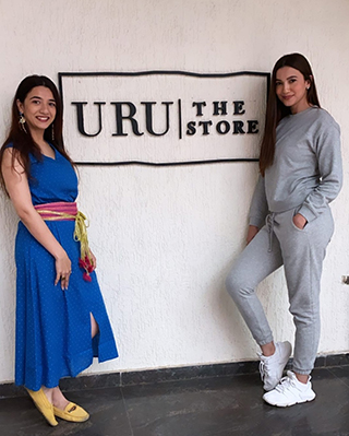 Priyanka Prasann with Gauhar Khan