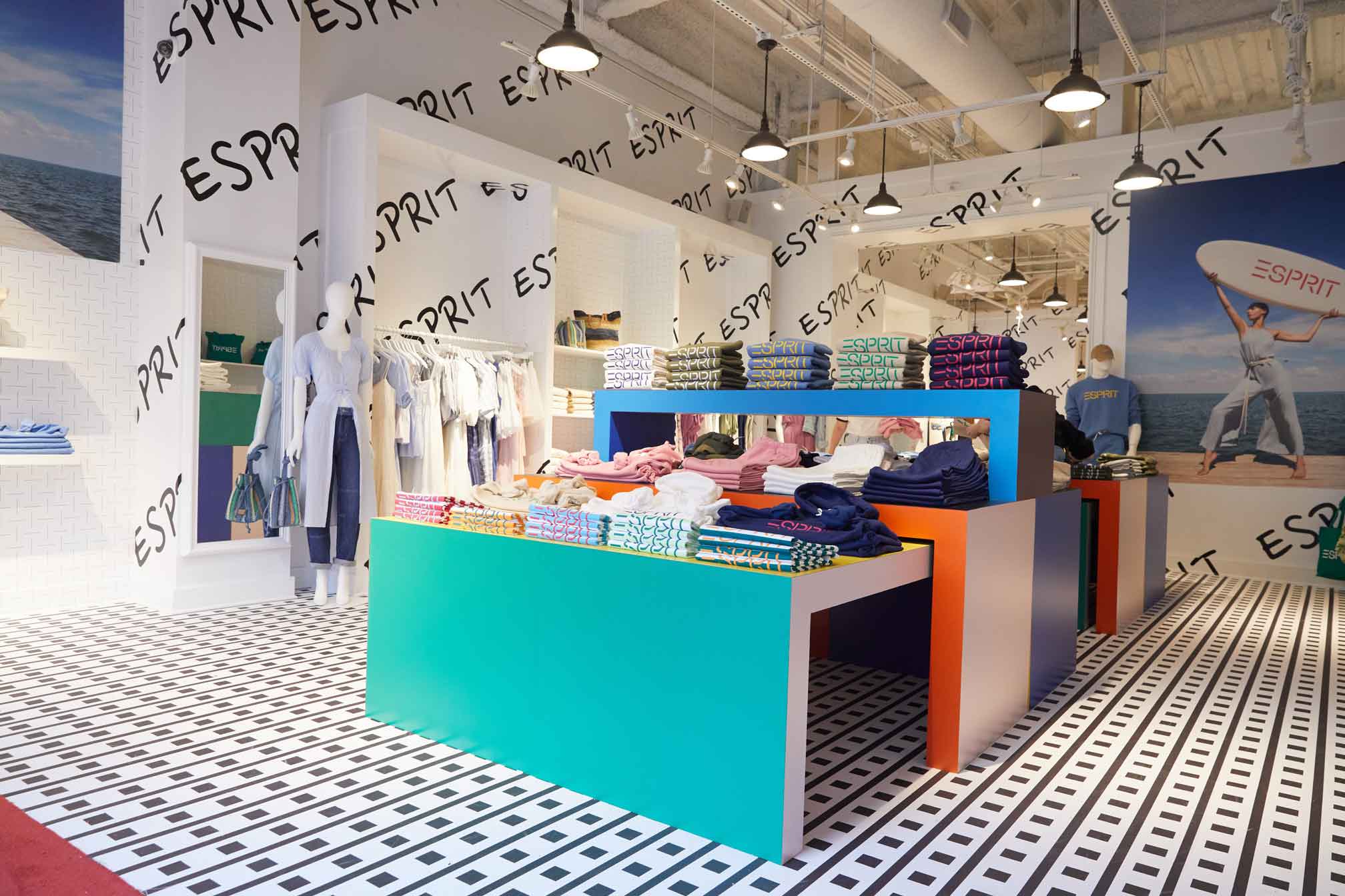 ESPRIT’s new pop-up at LA wears the brand’s cool attitude